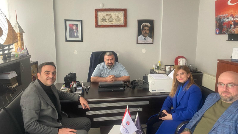 YASİN ÖZLÜ'DEN GAZETEMİZE ZİYARET