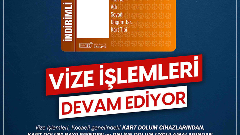 İNDİRİMLİ KOCAELİ KARTLARI İÇİN VİZE UYARISI