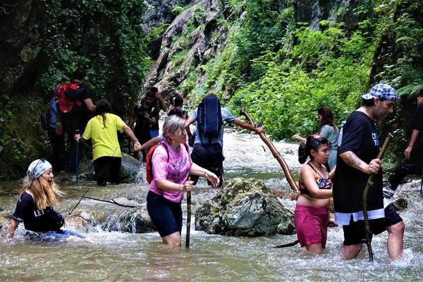 SERİNDERE KANYONU HERGÜN YÜZLERCE KİŞİYİ AĞIRLIYOR