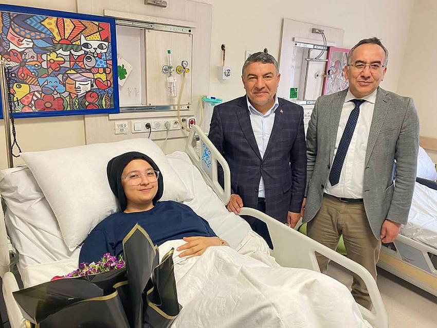 BAŞKAN ŞAYİR'DEN ALEYNA ÖLMEZ'E ZİYARET
