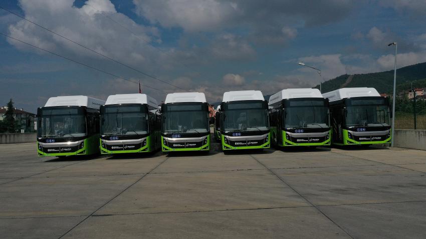 KOCALİ BÜYÜKŞEHİR'E YENİ OTOBÜSLER GELDİ